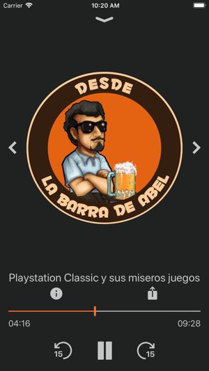 Desde la barra de Abel