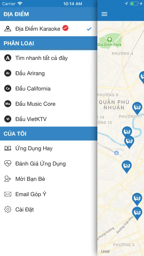 Karaoke List Vietnam