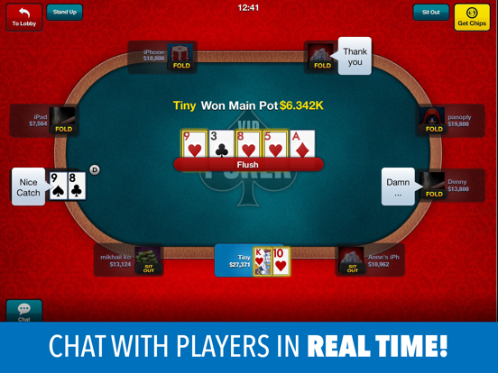 VIP Poker HD - Texas Holdem iPad app afbeelding 3