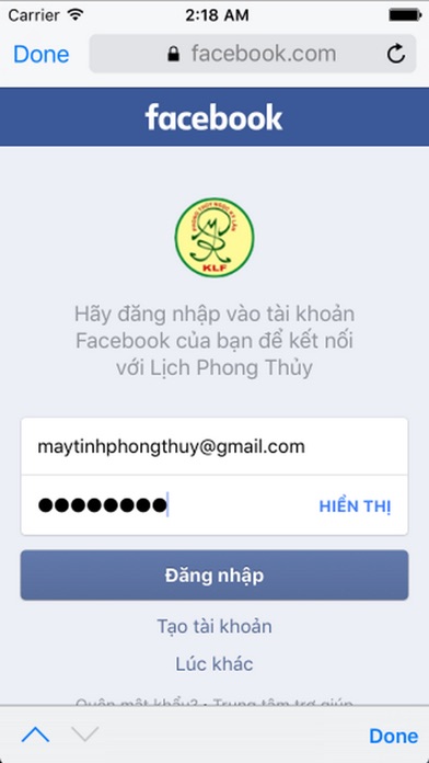Lịch Phong Thuỷ 2019 screenshot 3