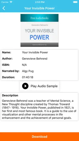 Game screenshot Health and Fitness Audiobooks apk