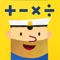 In the fun game, children can see their progress as they solve math problems quickly and move up the stairs