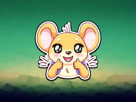 ••• Cool Funny Mouse Stickers called Barney for iMessage •••