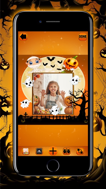 Halloween Photo Frame Editor
