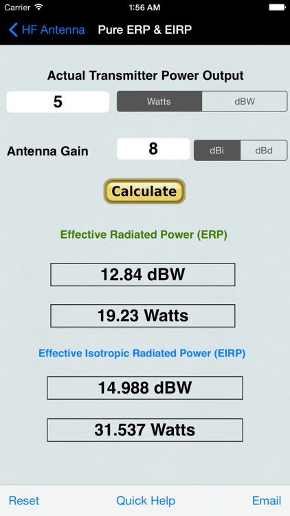 HF Beam Antenna Calculator screenshot-2