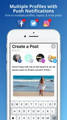 Immagine dello schermo 3 MyPad:Social Reports Followers iphone