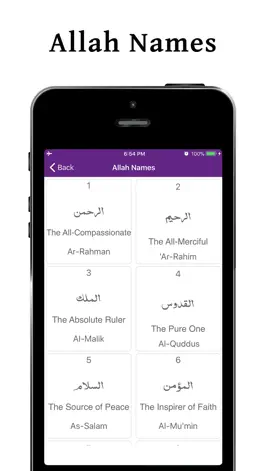 Game screenshot Names Of Allah- Read And Learn apk
