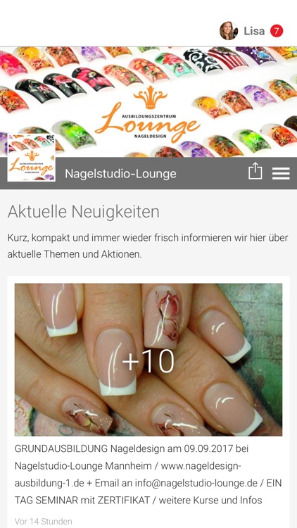 Nagelstudio-Lounge