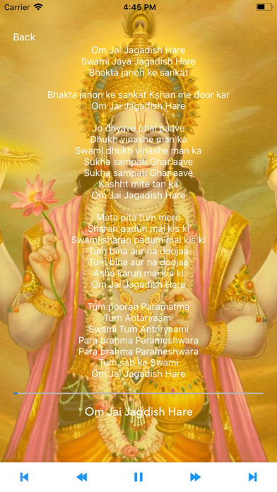 Screenshot #2 pour Om - Hindu Mantras and Bhajans