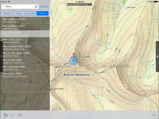 Brecon Beacons Maps Offlineのおすすめ画像4