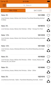 GST HSN SAC Rate & Code finder screenshot #2 for iPhone