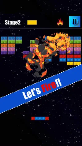 Game screenshot Breakout of fire - Arkanoid game apk