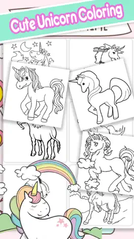 Game screenshot Cute My Little Unicorn House Coloring Book mod apk