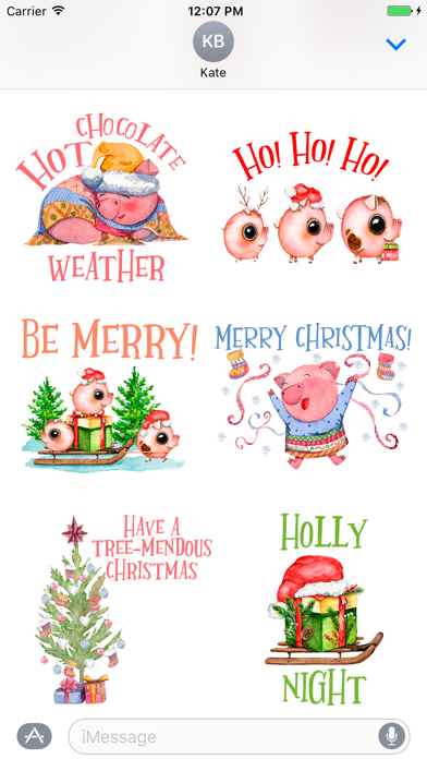 Happy Pigmas - Christmas Punsのおすすめ画像4