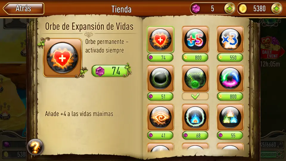 Captura de pantalla de Lost Bubble - Pop Bubbles en iPhone 3