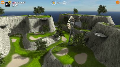 Screenshot from Stickman Cross Golf Battle