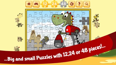 Cute Dinosaur Jigsaw Puzzle screenshot 3