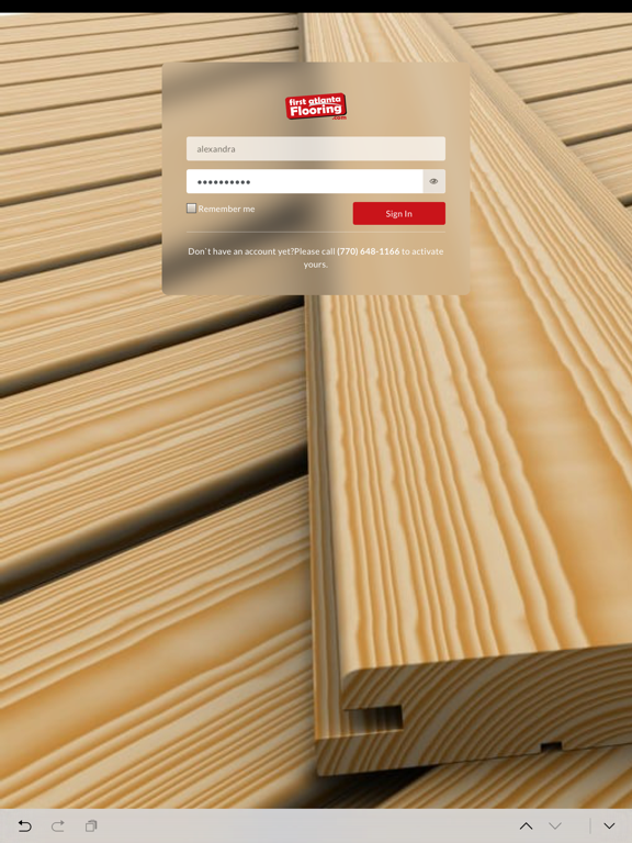 FAF Mobile App iPad screenshot 1 - Business app