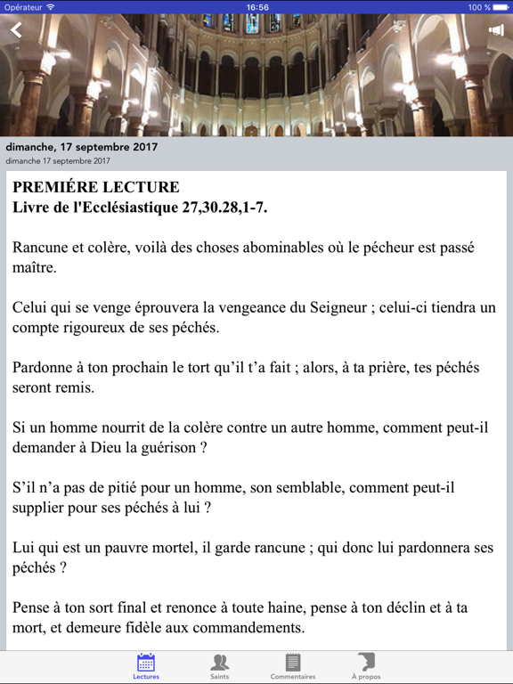 Screenshot #5 pour Lectures des Saintes Écritures