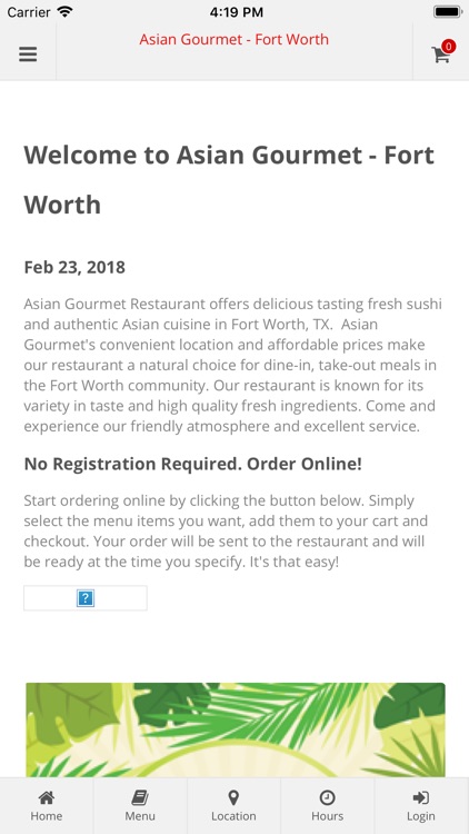 Asian Gourmet Fort Worth