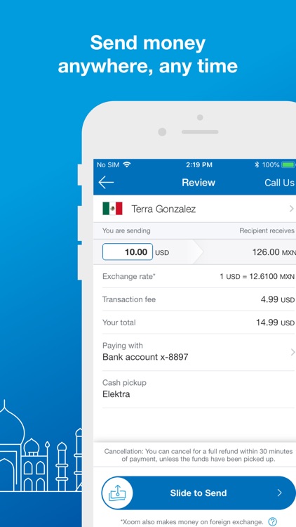 Xoom Money Transfer