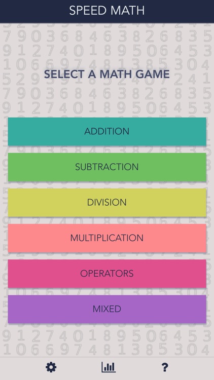 Speed Math Game