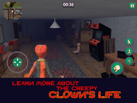 Creepy Clown Night Chase 3Dのおすすめ画像1