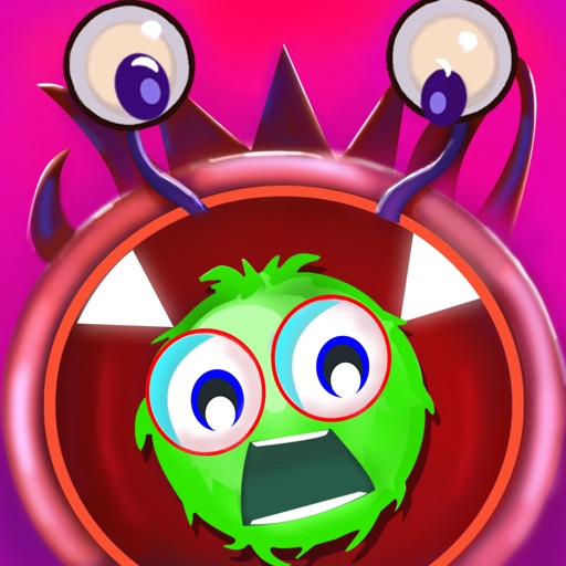 Red Monster Round Ball iOS App