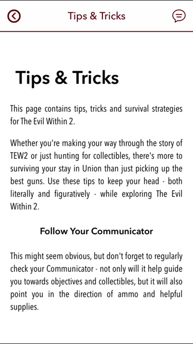 Tips for The Evil within 2 screenshot 2