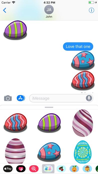 Easter Bunny & Egg Stickers screenshot 2
