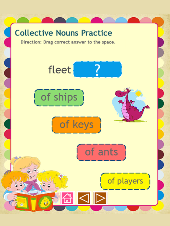 Improve English Grammar With Exercises Worksheets iPad screenshot