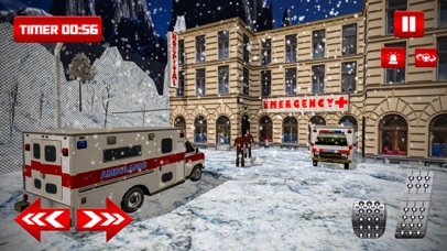 Winter Ambulance Simulator 3D screenshot 4