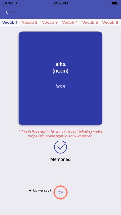 Learn Finnish Vocabulary screenshot 3