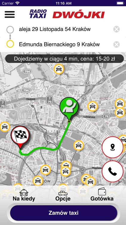 RADIO TAXI Kraków 19622