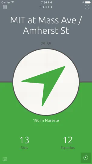 Captura de pantalla de Bicis Boston — Un App De Hubway De Un Click en iPhone 5