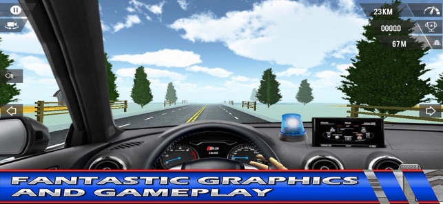Highway Police Car Driving(圖2)-速報App