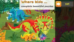 puzzingo dinosaur puzzles game iphone screenshot 2