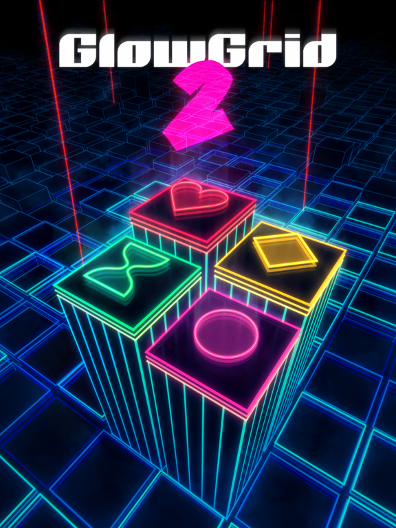GlowGrid 2 iPad screenshot 4 - Games app