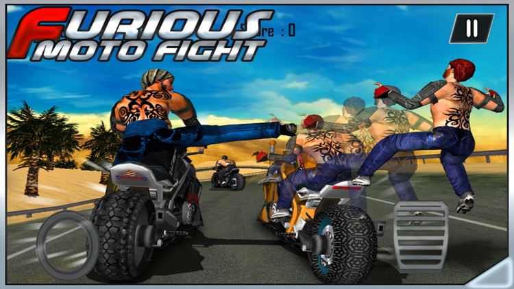 Furious Bike Fight Race screenshot-3