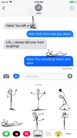 Game screenshot Stick Figure Stickers apk