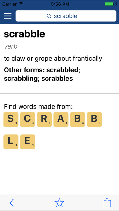 SCRABBLE Dictionary screenshot 2
