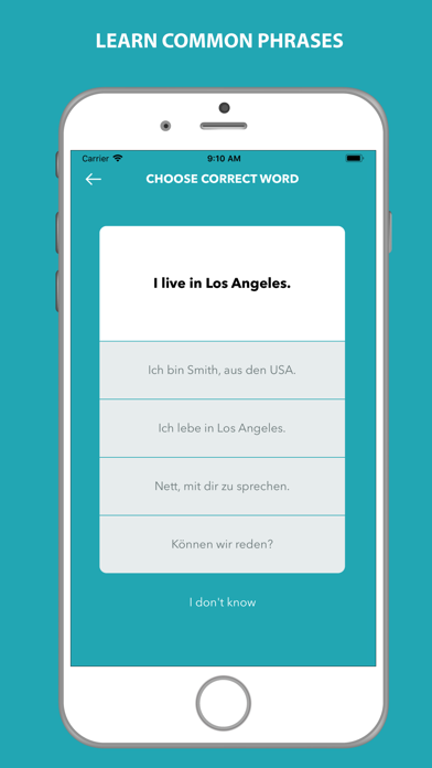 Creative - English learning iPhone screenshot