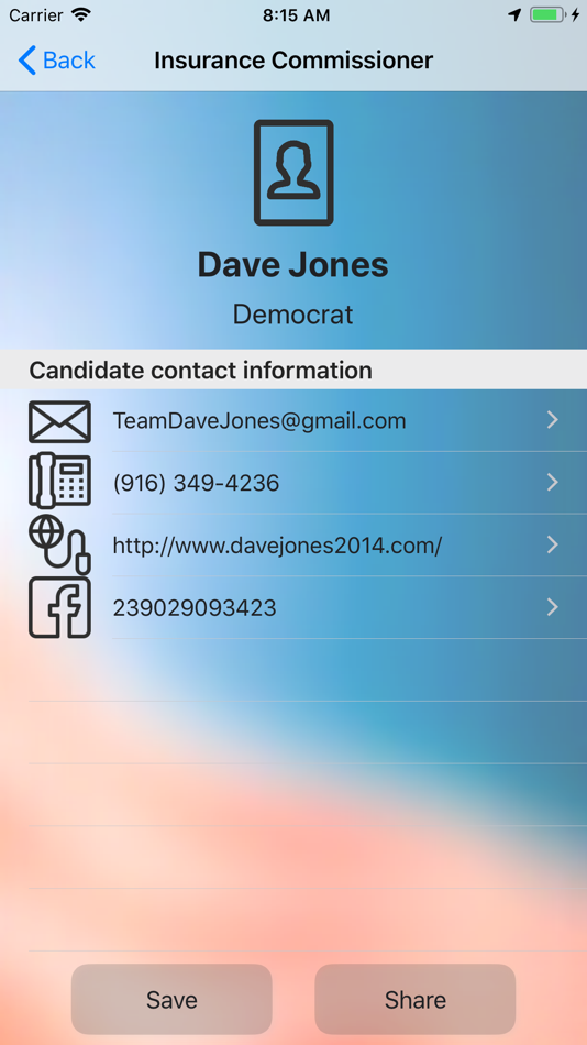 #3. Voter Info (iOS) 由: Edgar Rivera Garza