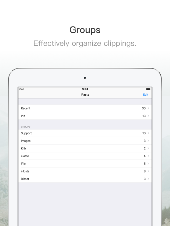 iPaste - Clipboard Tool iPad screenshot 2 - Utilities app