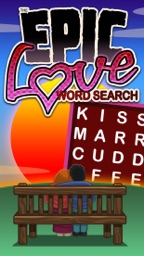 Screenshot of Epic Love Word Search - huge Valentine's word game