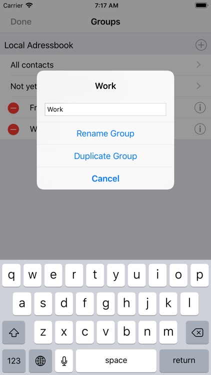 Contact Groups App screenshot-4