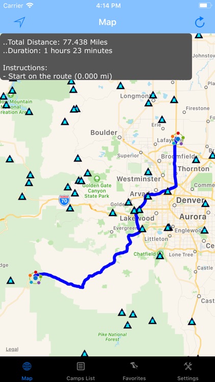 Colorado – Camping & RV spots