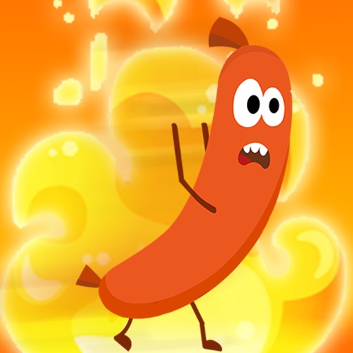 Happy Sausage: Wheels Run Icon