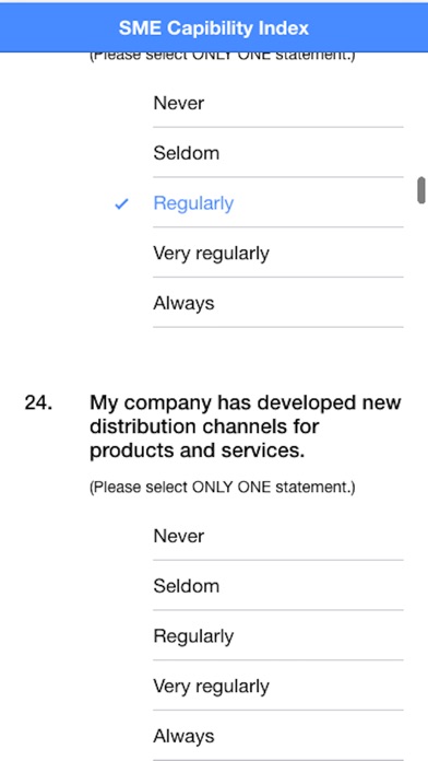 SME Capability Index screenshot 3