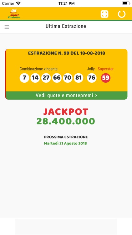 ErsA z Group l superenalotto ultima estrazione